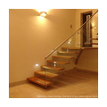 wood floating staircase  Wooden stepping box designs office indoor